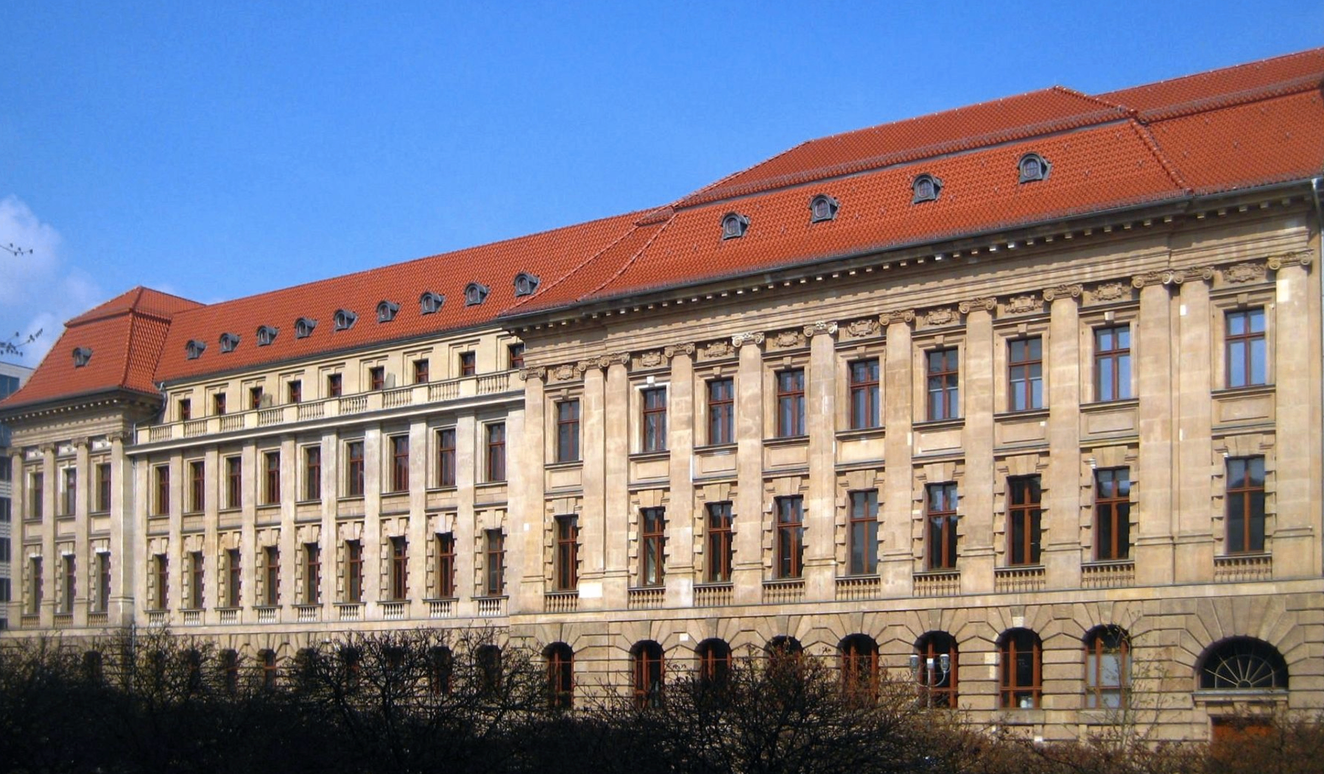 Historic European banking house at Gendarmenmarkt, Berlin